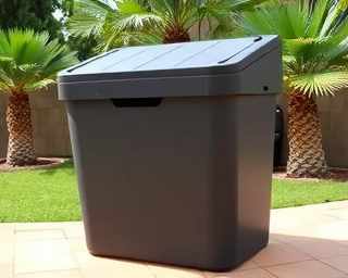 Solar-Powered Compost Bin